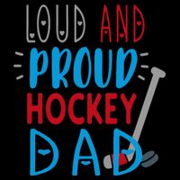 Father's Day Loud Proud Hockey Dad Gift Impact Tech Backpack