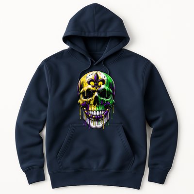 Fleur De Lis Mardi Gras Skulls Outfit Hoodie