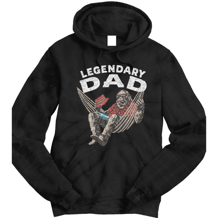 Funny Dad Legendary Saying Tie Dye Hoodie