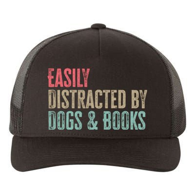 Funny Dogs Lovers And Book Gift Yupoong Adult 5-Panel Trucker Hat