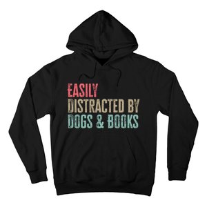 Funny Dogs Lovers And Book Gift Hoodie