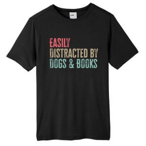 Funny Dogs Lovers And Book Gift Tall Fusion ChromaSoft Performance T-Shirt