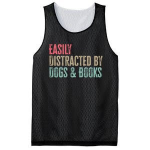 Funny Dogs Lovers And Book Gift Mesh Reversible Basketball Jersey Tank