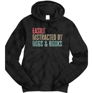 Funny Dogs Lovers And Book Gift Tie Dye Hoodie