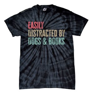 Funny Dogs Lovers And Book Gift Tie-Dye T-Shirt