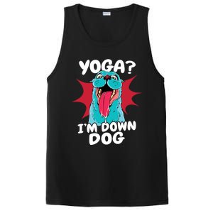 Funny Dog Lovers Yoga Funny Gift Yoga Im Down Dog Gift PosiCharge Competitor Tank