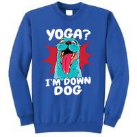 Funny Dog Lovers Yoga Funny Gift Yoga Im Down Dog Gift Sweatshirt