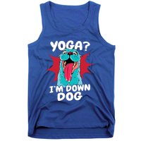 Funny Dog Lovers Yoga Funny Gift Yoga Im Down Dog Gift Tank Top