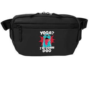 Funny Dog Lovers Yoga Funny Gift Yoga Im Down Dog Gift Crossbody Pack