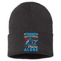 friends don't let friends Cruise Alone Sustainable Knit Beanie