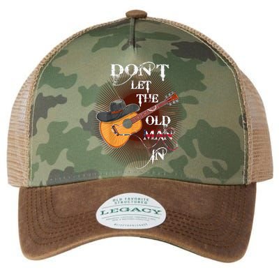 Funny DonT Let The Old Man In Legacy Tie Dye Trucker Hat