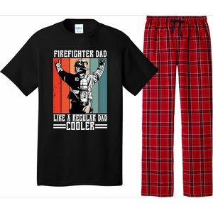 Firefighter Dad Like A Normal Dad Cooler Cool Gift Pajama Set