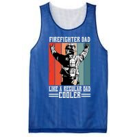 Firefighter Dad Like A Normal Dad Cooler Cool Gift Mesh Reversible Basketball Jersey Tank