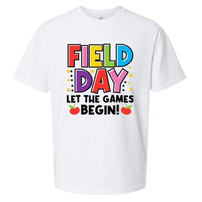 Field Day Let Games Start Begin  Teachers  Sueded Cloud Jersey T-Shirt