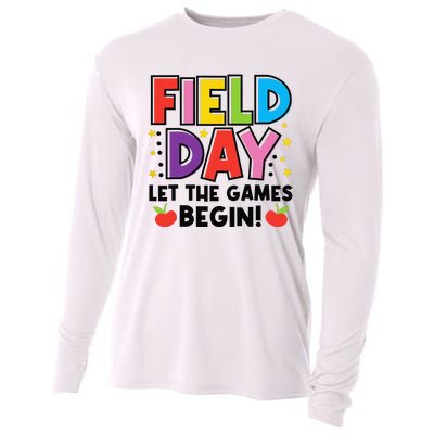 Field Day Let Games Start Begin  Teachers  Cooling Performance Long Sleeve Crew