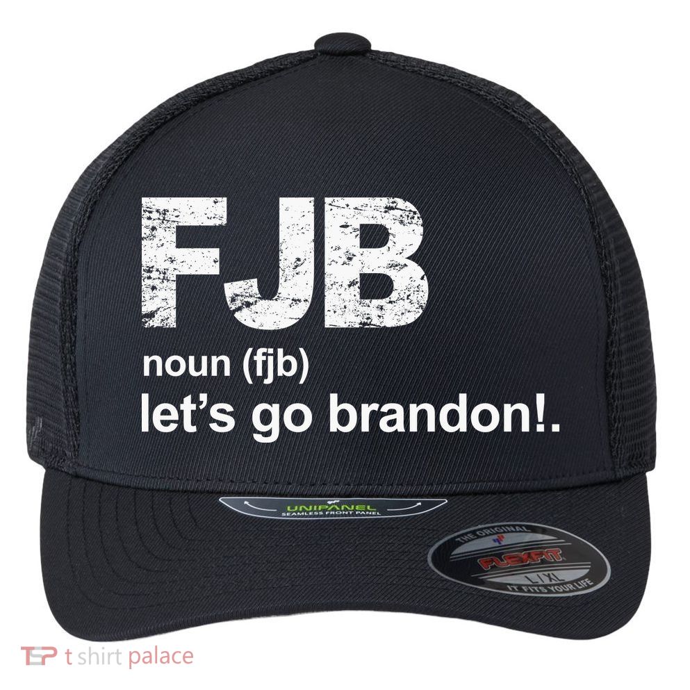 FJB Definition Let's Go Brandon Flexfit Unipanel Trucker Cap