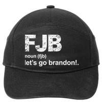 FJB Definition Let's Go Brandon 7-Panel Snapback Hat
