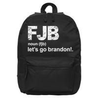 FJB Definition Let's Go Brandon 16 in Basic Backpack