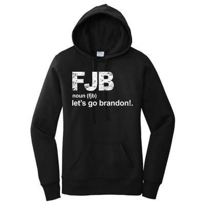 FJB Definition Let's Go Brandon Women's Pullover Hoodie