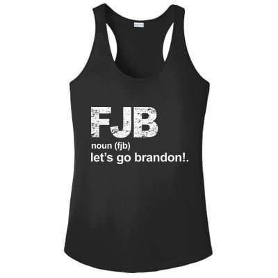 FJB Definition Let's Go Brandon Ladies PosiCharge Competitor Racerback Tank