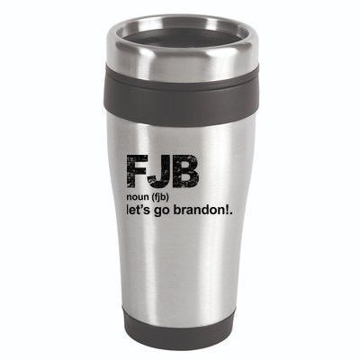 FJB Definition Let's Go Brandon 16oz Travel Tumbler