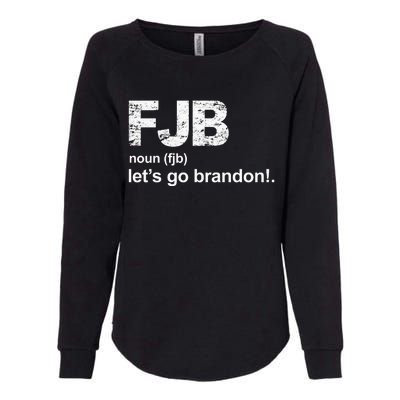 FJB Definition Let's Go Brandon Womens California Wash Sweatshirt