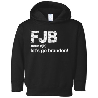FJB Definition Let's Go Brandon Toddler Hoodie