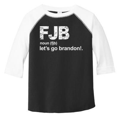 FJB Definition Let's Go Brandon Toddler Fine Jersey T-Shirt