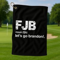 FJB Definition Let's Go Brandon Golf Towel