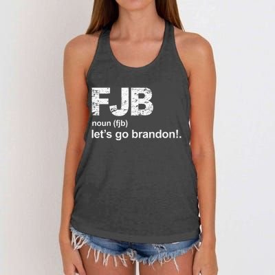 FJB Definition Let's Go Brandon Women's Knotted Racerback Tank