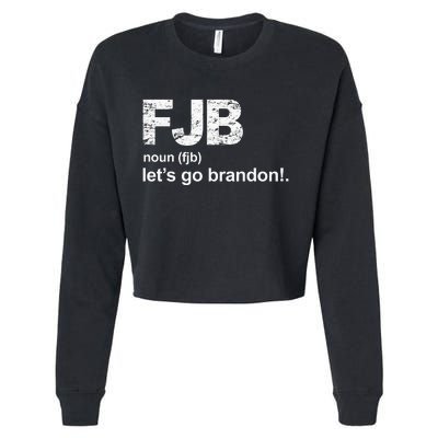 FJB Definition Let's Go Brandon Cropped Pullover Crew