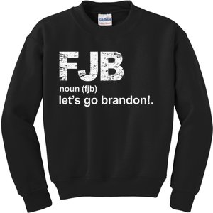 FJB Definition Let's Go Brandon Kids Sweatshirt