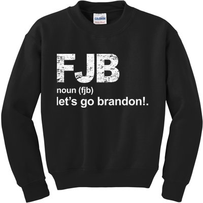 FJB Definition Let's Go Brandon Kids Sweatshirt