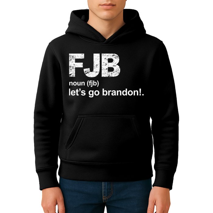 FJB Definition Let's Go Brandon Kids Hoodie
