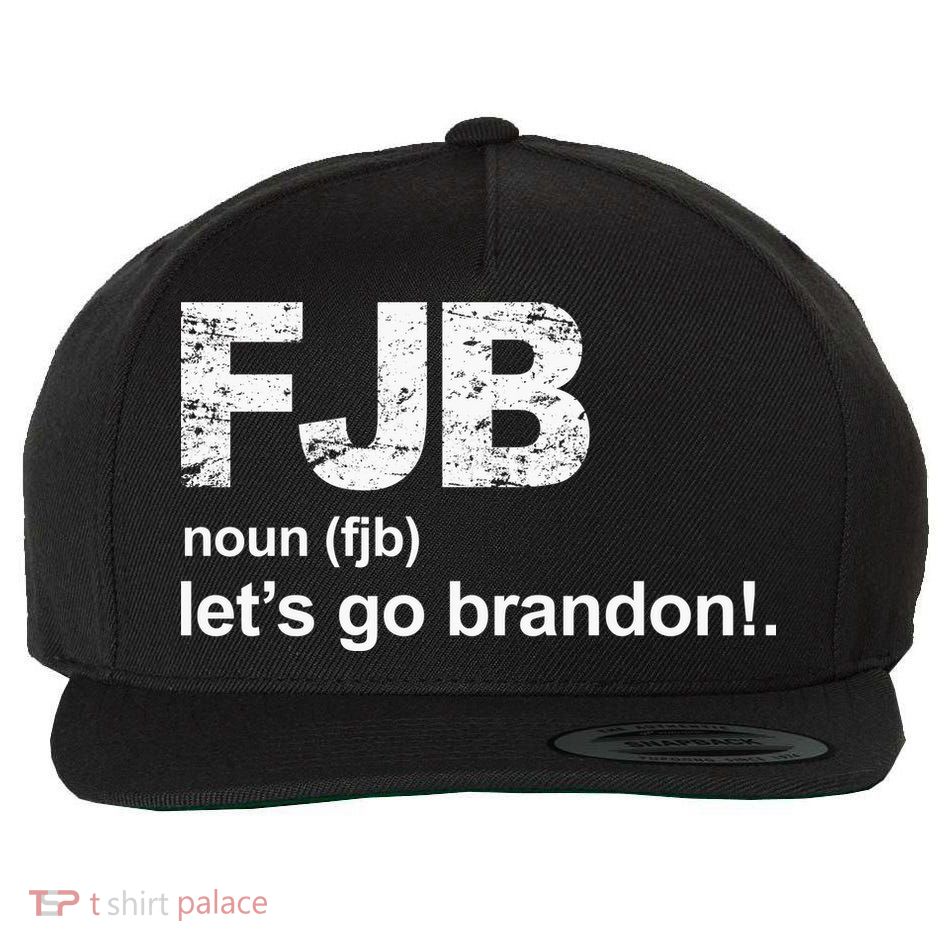FJB Definition Let's Go Brandon Wool Snapback Cap