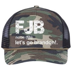 FJB Definition Let's Go Brandon Retro Rope Trucker Hat Cap