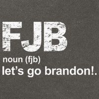 FJB Definition Let's Go Brandon Cotton Canvas Backpack