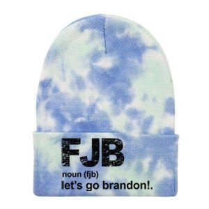 FJB Definition Let's Go Brandon Tie Dye 12in Knit Beanie