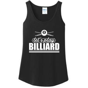 Father's Day Let's Play Billiards Pool Player Gift For Dad Ladies Essential Tank