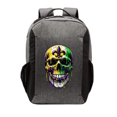 Fleur De Lis Mardi Gras Skulls Outfit Vector Backpack