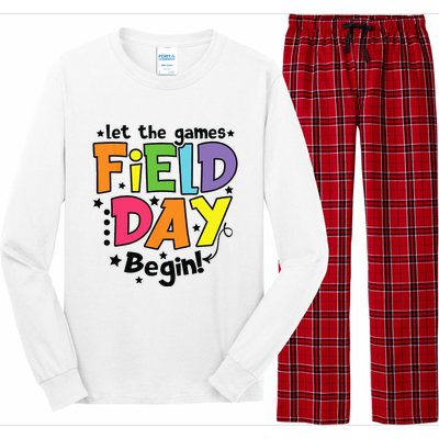 Field Day Let Games Start Begin Teachers Long Sleeve Pajama Set