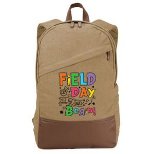 Field Day Let The Games Begin Teachers Gifts Cotton Canvas Backpack