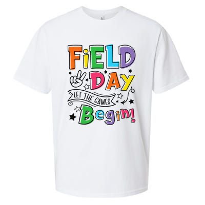 Field Day Let The Games Begin Teachers Gifts Sueded Cloud Jersey T-Shirt