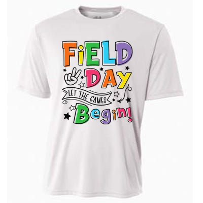 Field Day Let The Games Begin Teachers Gifts Cooling Performance Crew T-Shirt