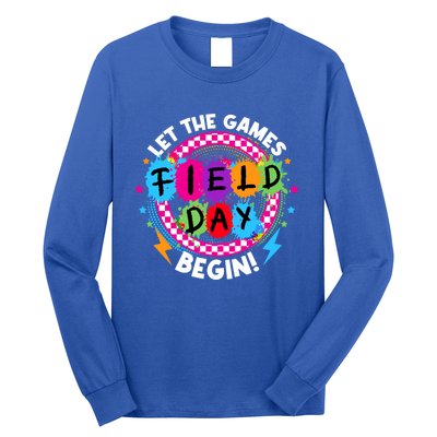 Field Day Let Games Start Begin Teachers Field Day 2024 Cool Gift Long Sleeve Shirt