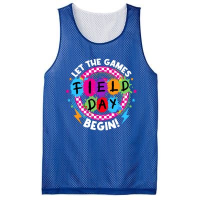 Field Day Let Games Start Begin Teachers Field Day 2024 Cool Gift Mesh Reversible Basketball Jersey Tank