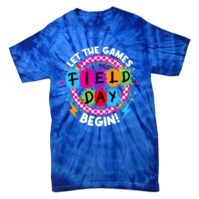 Field Day Let Games Start Begin Teachers Field Day 2024 Cool Gift Tie-Dye T-Shirt