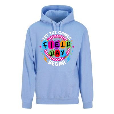 Field Day Let Games Start Begin Teachers Field Day 2024 Cool Gift Unisex Surf Hoodie