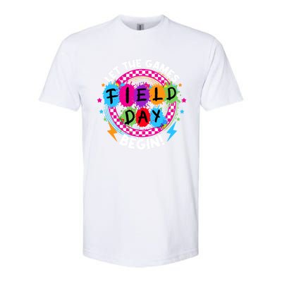 Field Day Let Games Start Begin Teachers Field Day 2024 Cool Gift Softstyle CVC T-Shirt