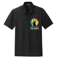 Funny Drama Llama Only You Can Prevent Drama Vintage Llama  Dry Zone Grid Polo